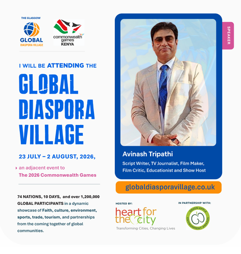 Biggest Short Filmmaker Avinash Tripathi Invited at Global Diaspora Village, Commonwealth Games-2026